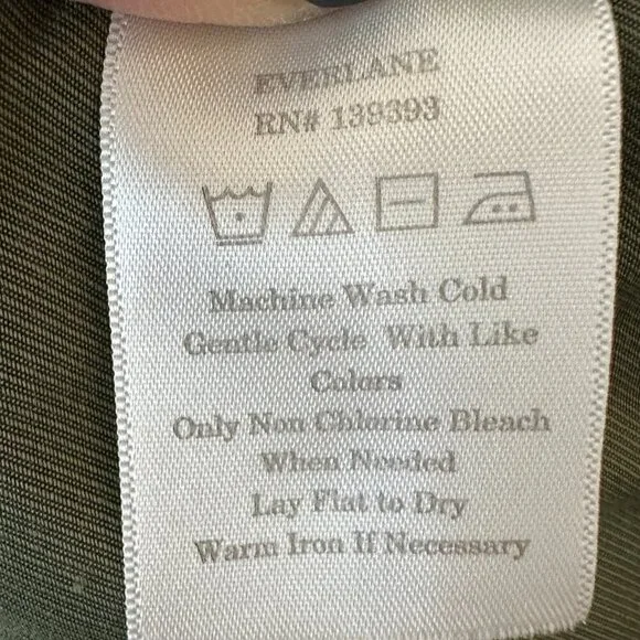 Everlane  Womens The E2 Bomber Jacket Olive Green Size Medium Full Zip - Picture 8 of 10